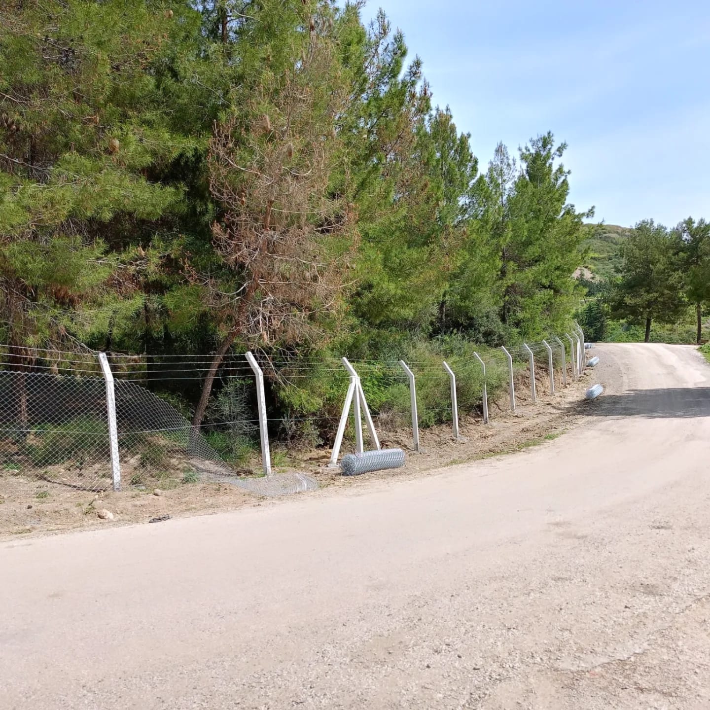 200cm Düz Beton Çit Direkleri